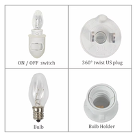 Lampe chauffe-cire murale décorative en mosaïque argentée, brûleur de cire parfumée avec ampoule interchangeable, veilleuse décorative pour chambre à coucher