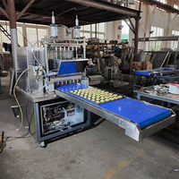 Machine automatique de dépose de biscuits, cupcakes et cookies, machine de fabrication de biscuits fourrés au chocolat, à la fraise, à la myrtille, à l'abricot et à la confiture