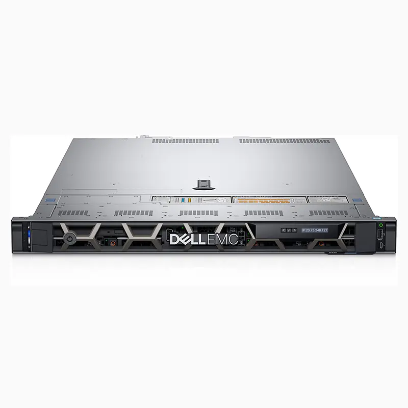 Server ritel PowerEdge R440 1U Intel Xeon 3106 CPU SSD komputer digunakan rak Server