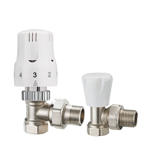 Vanne thermostatique d'angle de Trv régulier préréglé de vente chaude - Product Image 2