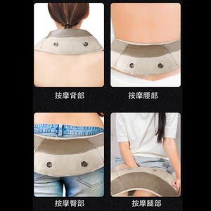 Masajeador eléctrico de cuello y hombros con función de calefacción, control remoto inalámbrico recargable por USB para uso doméstico - Product Image 4