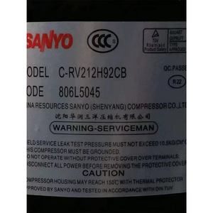Compresseur de climatisation et de réfrigération Sanyo C-RV219H2NAB pour la remplacement et la réparation d'équipements frigorifiques - Product Image 2