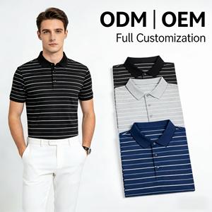 Chemise en coton 100% avec logo brodé personnalisé, tricotée, ODM, pour homme, de haute qualité, séchage rapide, unisexe, motif uni, design pour femme - Product Image 2