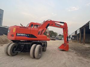 Excavateur à roues DX150W-9C Doosan utilisé pour la construction DX75 150 210 225 300 Matériel d'ingénierie - Product Image 2