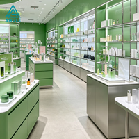 Meubles de magasin de maquillage professionnels en acrylique de luxe, présentoir cosmétique, vitrine commerciale, proposition de design