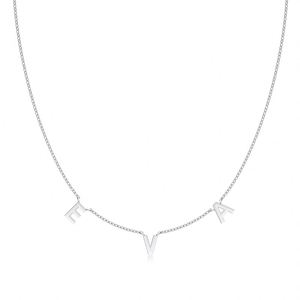 Perfect Statement 18K Gold Plated Charm <b>Silver</b> 925 Personalised Customized Name Letter <b>Initial</b> Fine Fashion Jewelry <b>Necklaces</b> - Product Image 5