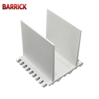 Deflectores Modulares para Bandas Transportadoras Serie OPB, Deflectores de Plástico Compatibles con Bandas Modulares Planas Serie OPB