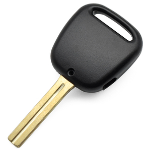 Carcasa de Repuesto Universal para Llave de Coche con 1 Botón, Cubierta de Llave Remota con Orificio Lateral, Color Negro - Product Image 3