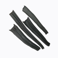 XAJX Bande d'étanchéité souple en profilé aluminium pour portes et fenêtres, garnie de plaque en plexiglas et caoutchouc souple, épaisseurs 1mm 1.2mm 3mm