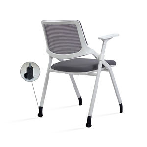 Silla de entrenamiento de estudio de aprendizaje plegable apilable moderna con pies fijos Silla plegable comercial - Product Image 6