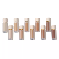 Correcteur de fond de teint liquide hydratant, étiquette privée, 14 couleurs, Logo personnalisé, correcteur liquide