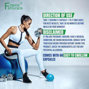 Fabricante de Suplementos Termogénicos para Quemar Grasa al por Mayor, Aumenta el Metabolismo, 60 Cápsulas Termogénicas para Quemar Grasa - Product Image 2