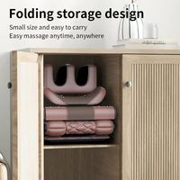 Matelas de massage électrique multifonctionnel Mostar pour tout le corps, avec contrôle de la minuterie, pliable, compression d'air, étirement, cuir PU, CE