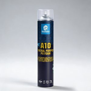 SOZEN-A10 Mousse polyuréthane monocomposant à usage général, mastic silicone pour le remplissage et la fixation des trous de construction - Product Image 3