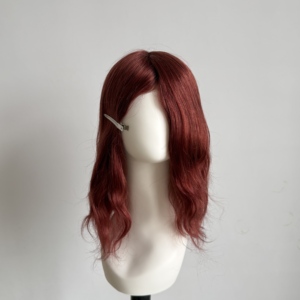 Remy Hair Women's <b>Toupee</b> & Wigs for Thinning Hair-Natural Wave PU Base 100% Hand Tied Soft Smooth Feeling Custom Made - Product Image 3