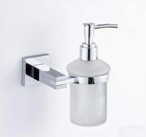 Dispenser di <span class=keywords><strong>Sapone</strong></span> Liquido Schiumogeno di Lusso in Vetro con Finitura Cromata da Parete, Design Moderno per Hotel, Bagni e Scuole, Garanzia di 3 Anni - Product Image 5