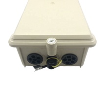 20 paires de bornes de distribution téléphonique ANSHI certifiées ISO9001 pour extérieur et intérieur, module de boîtier STB 3 ports sur rail DIN