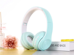 P68 Wireless HIFI Stereo <strong>Headset</strong> Monochrome Foldable Earphones for Gaming Sports <strong>Aviation</strong> DJ Use - Product Image 4