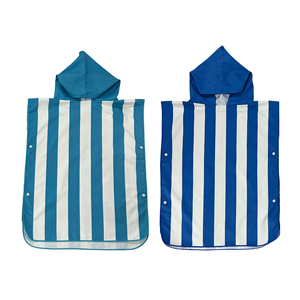Serviette <span class=keywords><strong>de</strong></span> cape Surf à capuche pour enfants Serviette <span class=keywords><strong>de</strong></span> bain à capuche à séchage rapide pour enfants en microfibre - Product Image 3