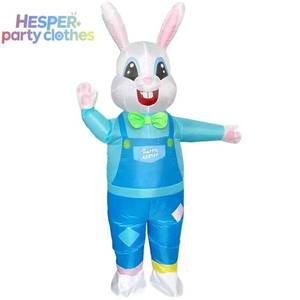 Disfraz Inflable de Conejo de Pascua Unisex Happy Sky para Adultos, Modelo Halloween-zm102, Diversión para Fiestas de Carnaval - Product Image 1