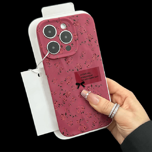 Precio bajo OEM Etiqueta inglesa con pintura <span class=keywords><strong>Pretty</strong></span> Rose TPU para iPhone 16pro Max 15 14 13 12 11 Fundas para teléfonos - Product Image 2