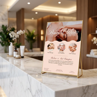 Impression personnalisée de flyers de spa de haute qualité, finition brillante, brochure promotionnelle pour salon de beauté, petit MOQ