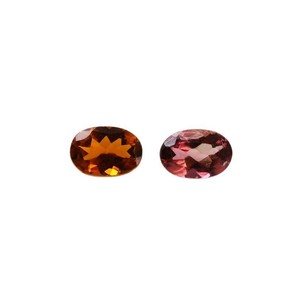 Tormalina Naturale Colorata a Forma Ovale Cabochon 6x4mm, <span class=keywords><strong>Pietre</strong></span> Sciolte Lucidate con Brillante Fiamma, Cristallo Trasparente per Gioielli - Product Image 5