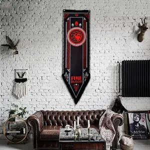 Drapeaux et bannières de décoration intérieure et extérieure de Game of Thrones, tissu écologique durable, décoration de fête, <span class=keywords><strong>club</strong></span>, jouets - Product Image 4