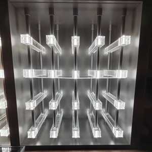 <span class=keywords><strong>Prix</strong></span> usine affichage support mural acrylique casier à vin support mural acrylique cheville carrée 3*3*30cm chevilles à vin - Product Image 3