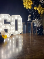 Lettres et chiffres lumineux LED néon pour la publicité, la signalisation, les bâtiments, les fêtes, les événements, la décoration, télécommande, rétroéclairage, personnalisable, prise