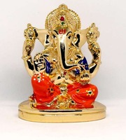Statue d'éléphant du Dieu Ganesha en acier inoxydable faite à la main, sculpture hindoue, décoration artistique écologique, idéale pour anniversaire et Diwali – Meilleure vente