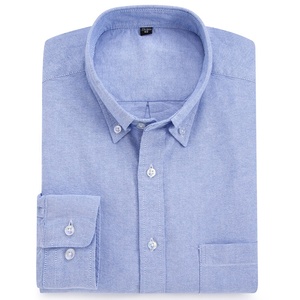 <span class=keywords><strong>Camisa</strong></span> de algodón <span class=keywords><strong>Oxford</strong></span> de gran tamaño para hombre con logotipo personalizado, gran oferta, camisas de vestir de manga larga en blanco para hombre - Product Image 3