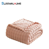SUREWALHOME Couvertures moelleuses douces et confortables pour lit Couverture décorative moelleuse en polaire pour animaux de compagnie Protecteur de meubles