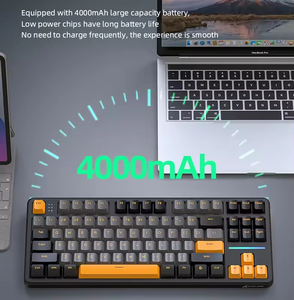 Teclado Mecánico Inalámbrico ATTACK SHARK X87 Tri-Modo, Intercambiable en Caliente, Retroiluminación RGB, 87 Teclas, Teclado para Juegos con Sistema Gasket - Product Image 5