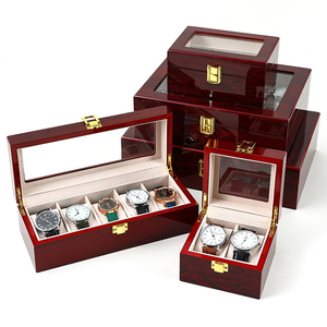 LAIHE Handmade <strong>MDF</strong> Luxury Storage Box Custom Organizer <strong>Watch</strong> <strong>Display</strong> Box Wooden <strong>Watch</strong> Box - Product Image 1