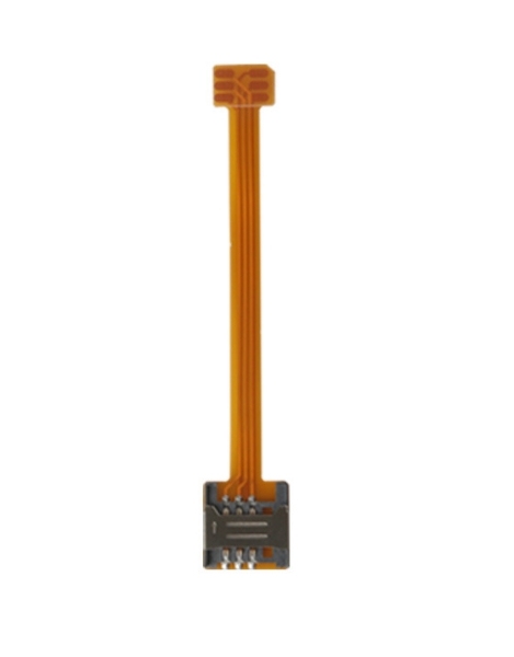 FPC Flex Extension Cable, 6Pin SIM Adapter Flex Ribbon Cable, Tin Plated Copper Conductor for GPS PDA Electronic Device