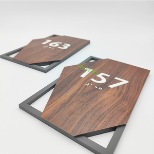 Индивидуальный дизайн YIYAO, Современная табличка, гостиничный дом, номерной знак, домашний персонализированный дверной знак - Product Image 2