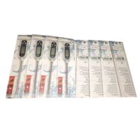 Sonde longue étanche TP300 Thermomètre à viande numérique à lecture instantanée pour aliments cuisine pain cuisson eau de cuisson et liquide