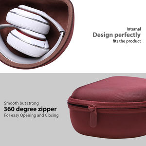 Venta al por mayor EVA bolsa de almacenamiento de auriculares carcasa dura en la oreja Bluetooth estuche para auriculares personalizado EVA caso - Product Image 4