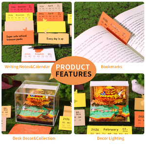 Bloc <span class=keywords><strong>de</strong></span> notas tallado en <span class=keywords><strong>papel</strong></span> 3D creativo modelo en miniatura 3D <span class=keywords><strong>de</strong></span> árbol <span class=keywords><strong>de</strong></span> Fénix personalizado <span class=keywords><strong>con</strong></span> luz LED Idea <span class=keywords><strong>de</strong></span> regalo hecha a mano única - Product Image 4