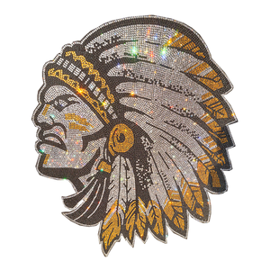 <strong>UK</strong> Flag Bling Rhinestone Custom Glitter Heat <strong>Transfer</strong> Crystal Skull Rhinestone <strong>Iron</strong> <strong>on</strong> <strong>Transfers</strong> for Garment Accessories - Product Image 5