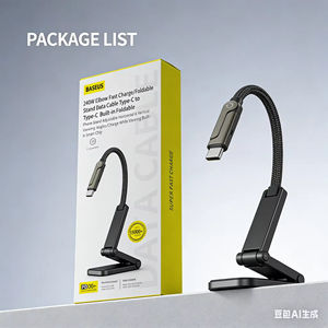 Soporte Invisible para Cable de Carga USB Tipo-C de Aleación de Aluminio, 240W, Carga Súper Rápida 2 en 1 para Juegos, Oficina, Auto y Viajes - Product Image 6