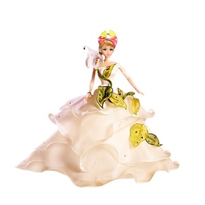 Half Body Cake Doll Princess Cake Decoration Reusable <b>Birthday</b> Cake <b>Topper</b> Plastic Toy For Kids And Adults - Product Image 5