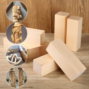 Bloques de tallado de tilo de tamaño grande personalizado, diseño moderno, madera de Balsa para tallar a mano, juguetes para niños, manualidades, adornos para muebles - Product Image 3