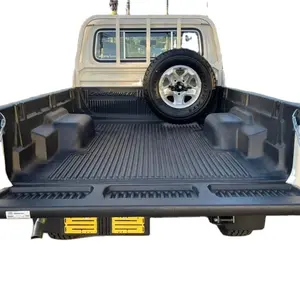 Alfombra personalizada para toyota Land Cruiser LC79, doble cabina, Pickup, revestimiento de cama impermeable, antideslizante, cubierta de protección para bañera de camión
