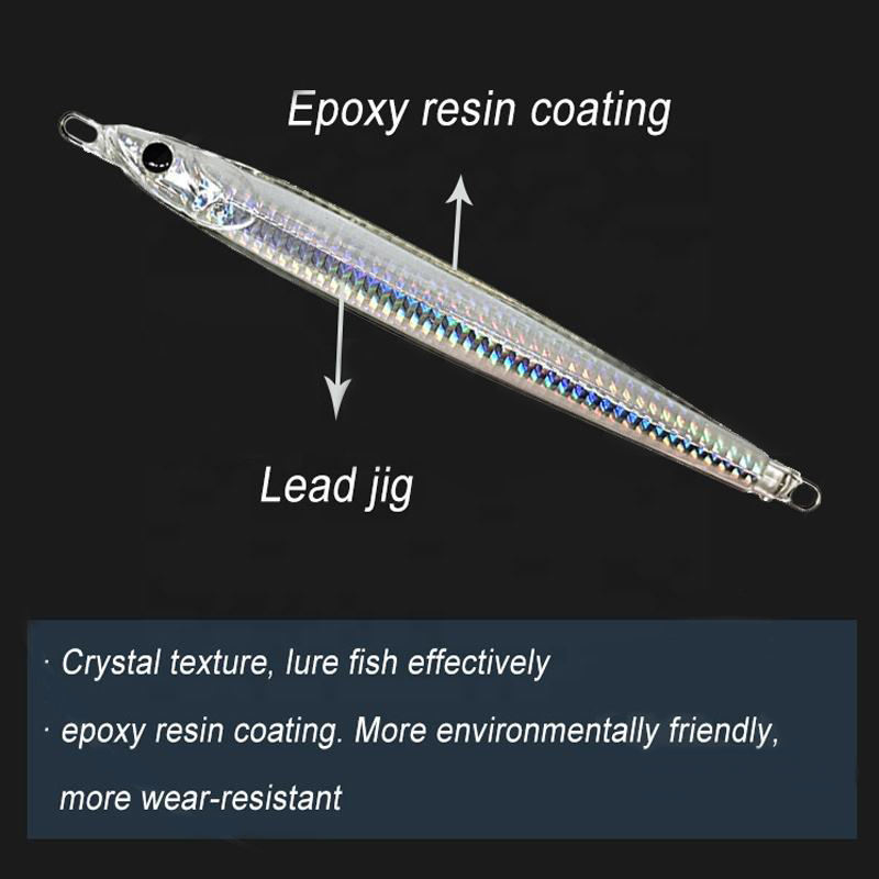 Resin Lead Carp Bass Jigging Lure 170mm 6.7 Inches 90g 3.2 Oz ODM ...