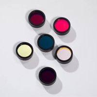 Oferta Especial: Filtro de Emisión de Fluorescencia con Recubrimiento IAD, Vidrio Óptico de Alta Transmitancia, Tamaños Personalizados Disponibles para Monitoreo