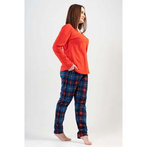 BAYAN P.SUPREM XXL O YAKA UZUN KOL ETEGI OVAL CEPLI PIJAMA TAKIM - Y.NARCICEK - Y.NARCICEK - Product Image 4