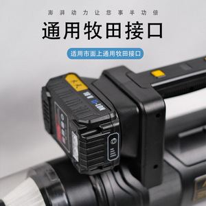 Souffleur de qualité industrielle 3503, haute puissance, sans fil, fonctionnant sur batterie, pour nettoyer la poussière et la neige, avec une vitesse d'air de 250 mph - Product Image 3