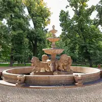 European Style Marble Lion Fountain, Custom Made